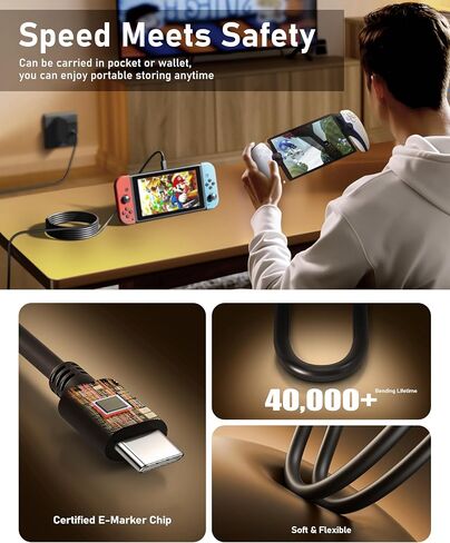 100W USB-C Charger for Steam Deck/Steam Deck OLED, ROG Xbox Ally X/Ally X in Kuwait