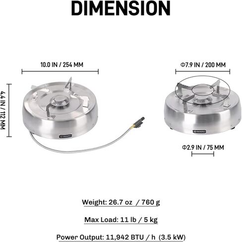 Fire-Maple Disc Camping Stove Remote Canister Gas Burner Outdoor Cooking in Kuwait