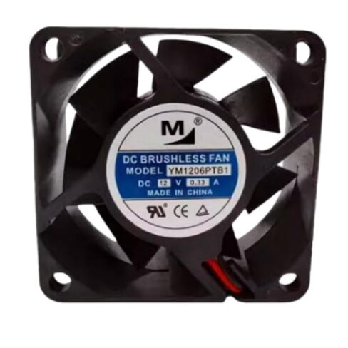 for YM1206PTB1 12V 0.33A 60X60X25MM 2-wire cooling fan in Kuwait