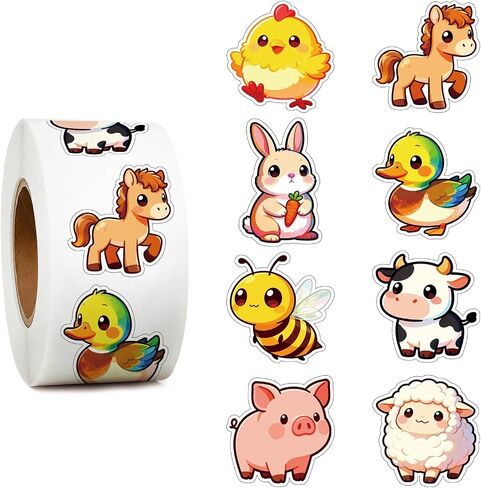 1000pcs Travel Stickers in 1 Roll for Travel Scrapbook Supplies, 1.5" Passport Stickers Perfect for Party Decoration and Stickers for Luggage in Kuwait