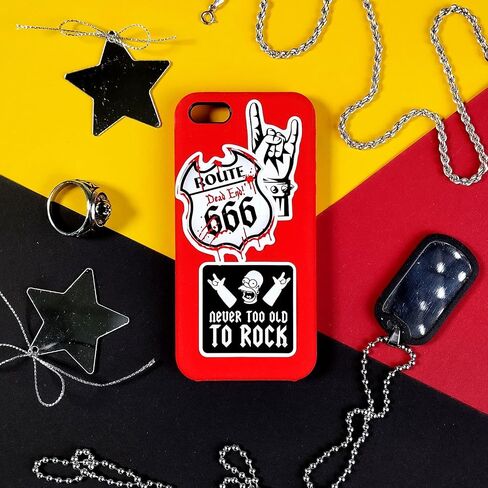 BulbaCraft Classic Rock Stickers — 60s 70s 80s 90s Rock Band Stickers for Water Bottle & Laptop, Metal Band Decals, Gifts for Women & Men in Kuwait