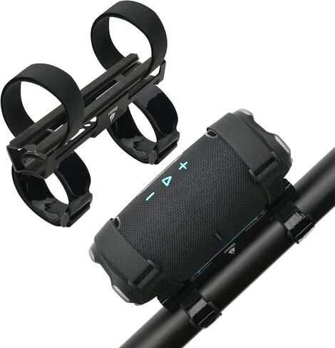 Portable Bike Speaker Mount for JBL Charge 5/Charge 6/Flip 5/Flip 6/Flip 7/Xtreme 4, Metal Wall Mount Speaker Strap Holder with Hook and Loop Straps for Bike/Golf Cart/Boat/Scooter Railing in Saudi Arabia