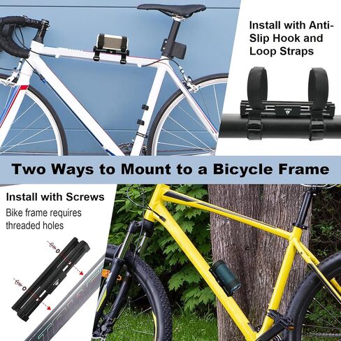 Portable Bike Speaker Mount for JBL Charge 5/Charge 6/Flip 5/Flip 6/Flip 7/Xtreme 4, Metal Wall Mount Speaker Strap Holder with Hook and Loop Straps for Bike/Golf Cart/Boat/Scooter Railing in Saudi Arabia