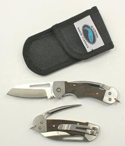 Myerchin Knives WF300 Generation 2 Wood Handle Captain Riggin Knife (MYWF300) GEN 2 in Kuwait