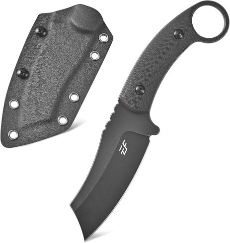 Eafengrow EF174 Fixed Blade Knife DC53 Steel Blade Carbon Fiber Handle Full Tang Compact EDC Claw Knifes for Working Camping Survival in Saudi Arabia