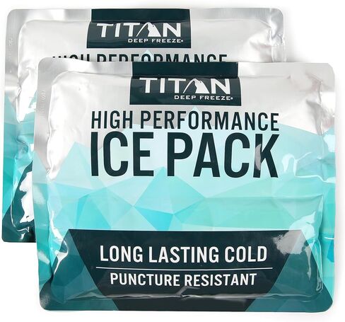 Titan Deep Freeze Ice Wall Backpack Cooler - 30 Can - Sharkskin Gray - Cooler Bag with Ice Packs in Kuwait