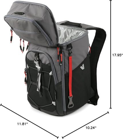 Titan Deep Freeze Ice Wall Backpack Cooler - 30 Can - Sharkskin Gray - Cooler Bag with Ice Packs in Kuwait