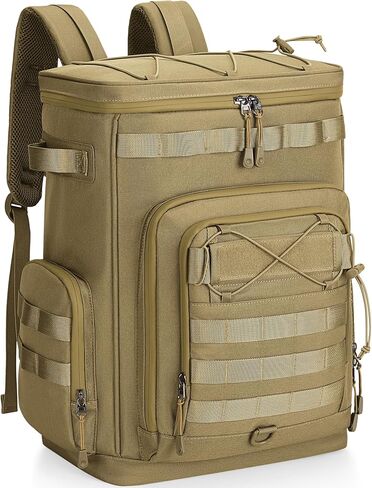 Hafmall 48 Can Tactical Cooler Backpack Insulated, Leak Proof in Kuwait