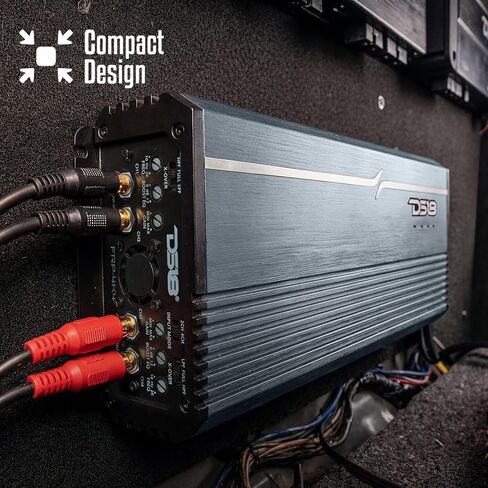 DS18 FRP-4K4/TI Compact 4-Channel Full-Range Class-D Amplifier | 4000W RMS | 1-Ohm Stable | Smart Cooling | 0GA Terminals | HPF/LPF Crossover | High Efficiency Digital Car Audio Amp in Kuwait