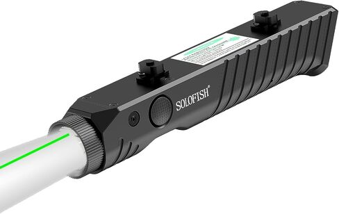 Solofish 1450 Lumens Tactical Flashlight with Green Laser Sight for Rifle in Kuwait