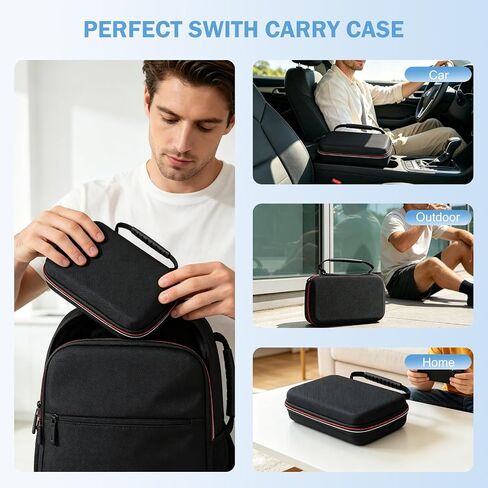 Qblahip Carrying Case Compatible with Nintendo 3DS XL, New 3DS Wall Charger, Charing Cable, Earphone, Stylus and Other Accessories in Kuwait