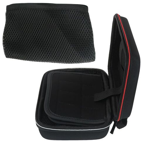 Welsdolk Portable Travel Carrying Case Compatible with Ninten do New 3DS XL/New 3DS/3DS XL/3DS, Anti-scratch Hard Shell Pouch with 16 Game Card Slots for Console Accessories in Kuwait
