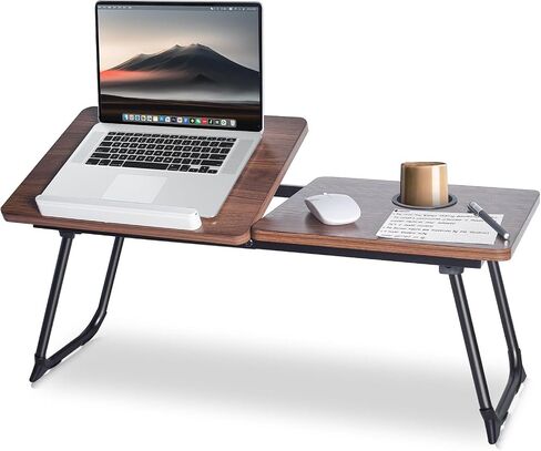 XXL 28.6" Extra Large Laptop Stand - Foldable Lap Desk Bed Tray Table in Kuwait