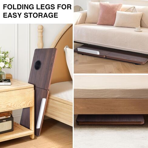 XXL 28.6" Extra Large Laptop Stand - Foldable Lap Desk Bed Tray Table in Kuwait