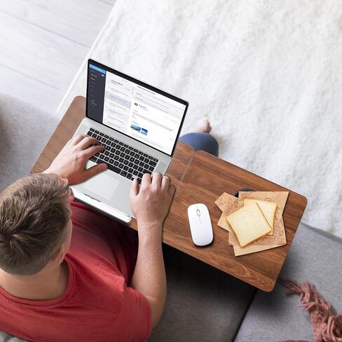 XXL 28.6" Extra Large Laptop Stand - Foldable Lap Desk Bed Tray Table in Kuwait