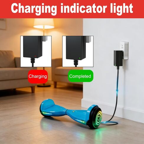 29.4V Charger for X Hover-1 Rebel Hoverboard Compatible with Hover-1 Rebel H1-REBL 25.2V 2.0Ah Li-ion Battery Power Adapter Cord in Kuwait