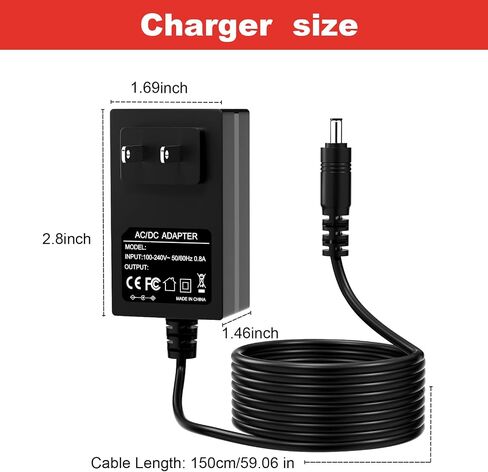 29.4V Charger for X Hover-1 Rebel Hoverboard Compatible with Hover-1 Rebel H1-REBL 25.2V 2.0Ah Li-ion Battery Power Adapter Cord in Kuwait