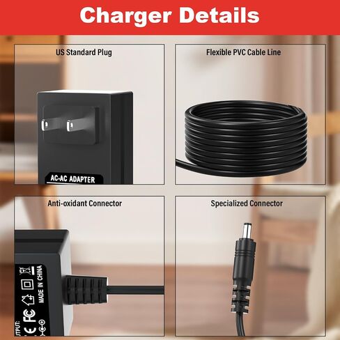 29.4V Charger for X Hover-1 Rebel Hoverboard Compatible with Hover-1 Rebel H1-REBL 25.2V 2.0Ah Li-ion Battery Power Adapter Cord in Kuwait
