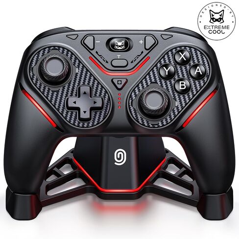 Svetaecho Controller for Switch 2 / Switch/Lite/OLED w TMR Joysticks, Switch 2 Pro Controller with Charging Dock,Trigger, One-Key Wake-Up,Programmable Buttons,11 LED Modes in Kuwait