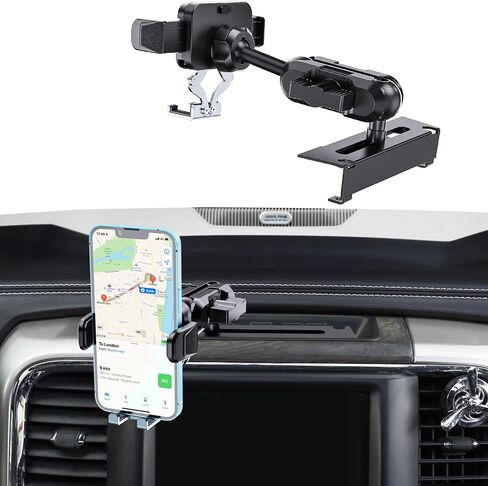 Metal Dashboard Phone Mount for RAM 2013-2018 1500 2500 3500 &2019+ Classic in Kuwait