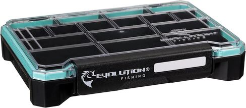 Evolution Fishing BallistiX 3.5 Terminal Tackle Tray – Waterproof Tackle Storage Box with Anti-Migration Design, One-Hand Latch, Polycarbonate Lid, Rust-Resistant Terminal Tackle Organizer in Kuwait