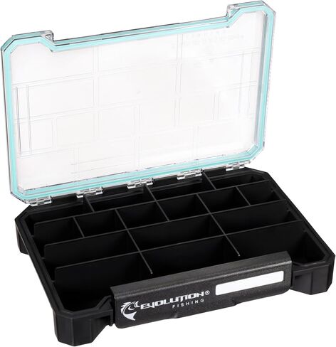 Evolution Fishing BallistiX 3.5 Terminal Tackle Tray – Waterproof Tackle Storage Box with Anti-Migration Design, One-Hand Latch, Polycarbonate Lid, Rust-Resistant Terminal Tackle Organizer in Kuwait