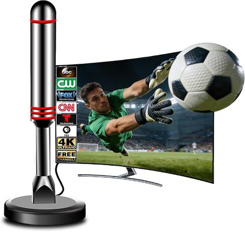 TV Antenna for Smart TV Indoor Digital HDTV 4K 1080p Long Range(5.3 in) in Kuwait