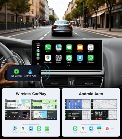 10.25"CarPlay Radio for Audi A4 A5 B8 (09-16) Multimedia3G MMI ONLY in Kuwait