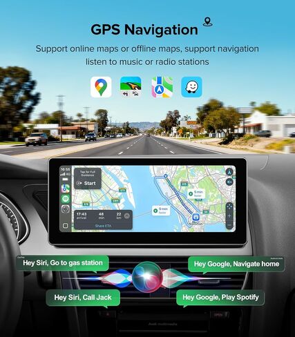 10.25"CarPlay Radio for Audi A4 A5 B8 (09-16) Multimedia3G MMI ONLY in Kuwait