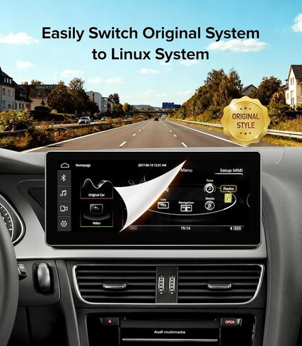 10.25"CarPlay Radio for Audi A4 A5 B8 (09-16) Multimedia3G MMI ONLY in Kuwait