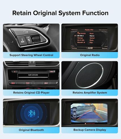 10.25"CarPlay Radio for Audi A4 A5 B8 (09-16) Multimedia3G MMI ONLY in Kuwait