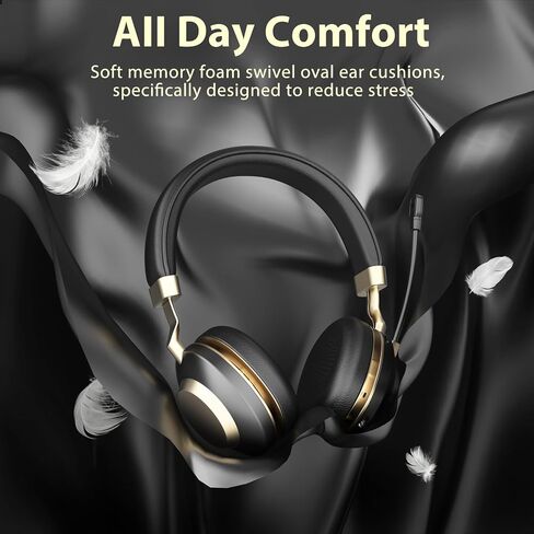 Earbay Wireless Headset with Microphone, AI Noise Cancelling & Dongle in Kuwait