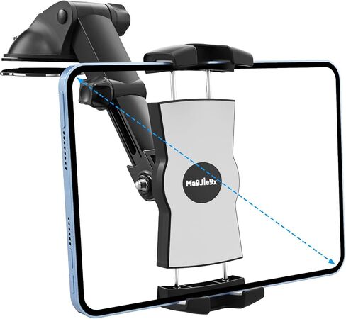 Tablet Holder for Car iPad Mount for Truck, Vacuum Suction Cup for Dash & Windshield【360°】 Strong Deep Clamp Tablet Stand for All Phones & Tablets 4.7"–12.9" Apple iPad Samsung Galaxy Tab in Kuwait