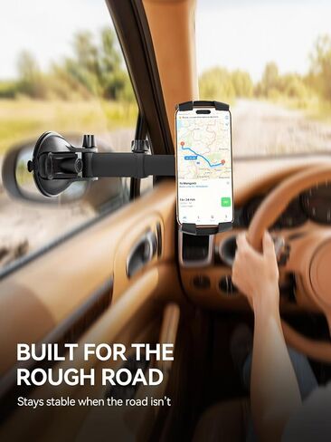 Tablet Holder for Car iPad Mount for Truck, Vacuum Suction Cup for Dash & Windshield【360°】 Strong Deep Clamp Tablet Stand for All Phones & Tablets 4.7"–12.9" Apple iPad Samsung Galaxy Tab in Kuwait