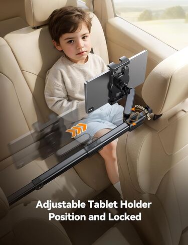 JOYROOM Car Tablet Holder Mount, [Extension Arm] ipad Headrest Stand for Back Seat, Tablet Car Mount for iPad Pro, Air, Mini, Galaxy Tab, Kindle Fire HD, Switch OLED, 4.7-13" Devices in Kuwait