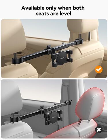 JOYROOM Car Tablet Holder Mount, [Extension Arm] ipad Headrest Stand for Back Seat, Tablet Car Mount for iPad Pro, Air, Mini, Galaxy Tab, Kindle Fire HD, Switch OLED, 4.7-13" Devices in Kuwait