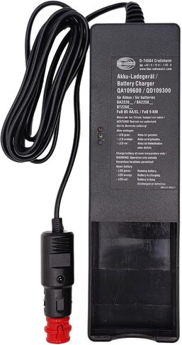 (1-Pack) DC 10V-30V QA109600/QD109300 Charger with (5-Pack) 6V 2100mAh HBC Radiomatic BA225030 Battery for HBC Wireless Romote Control Battery in Kuwait