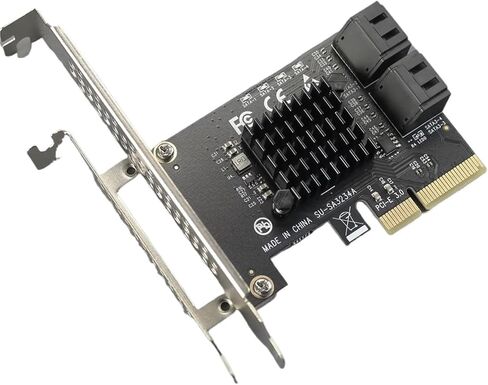 4-Ports PCIe X2 SATA 3.0 Expansion Card in Kuwait