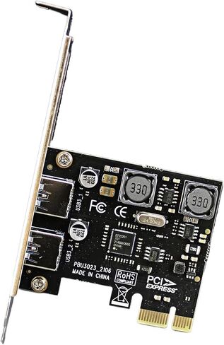 2-Port USB 3.2 Gen1 5Gbps PCIe Expansion Card in Kuwait