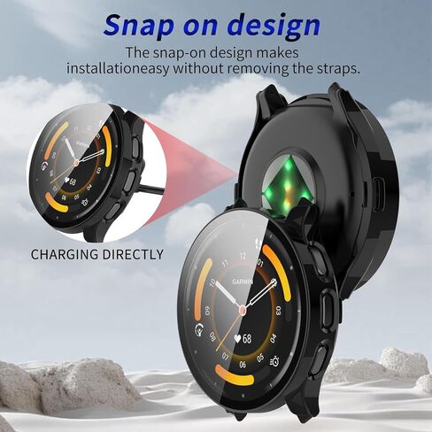 2 Pack for Garmin Venu 3 45mm Screen Protector Case in Kuwait