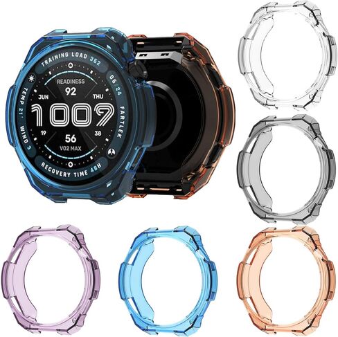 Compatible with Amazfit Balance 3 Bumper Case, Soft Flexible TPU Thin Lightweight Protective Cover for Amazfit Balance 3 Smart Watch Band [NO Front Screen Protector] in Kuwait