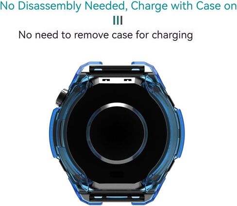 Compatible with Amazfit Balance 3 Bumper Case, Soft Flexible TPU Thin Lightweight Protective Cover for Amazfit Balance 3 Smart Watch Band [NO Front Screen Protector] in Kuwait