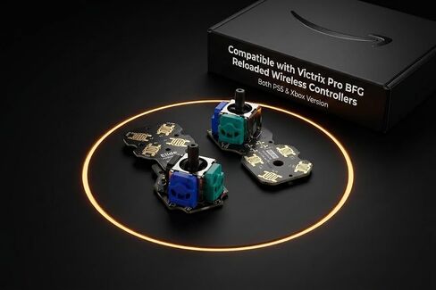 Epindon Hall Effect Precision Stick Module Replacement Compatible with Victrix Pro BFG Reloaded Wireless Controllers | Both PS5 & Xbox Version | 2-PACK 80G in Kuwait