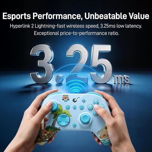 GuliKit ES PRO Wireless PC Controller –3.25ms Low Latency, TMR Joysticks in Kuwait