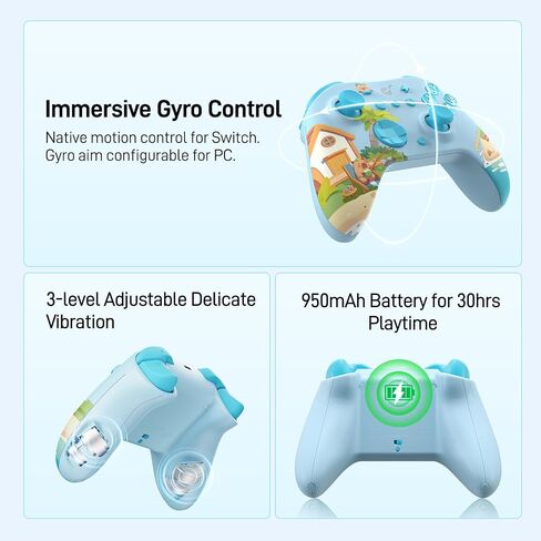 GuliKit ES PRO Wireless PC Controller –3.25ms Low Latency, TMR Joysticks in Kuwait
