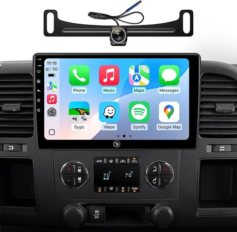 Car Radio Stereo for Chevy Silverado GMC Sierra 07-13, CarPlay Android Auto in Kuwait