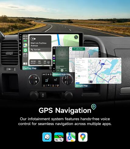 Car Radio Stereo for Chevy Silverado GMC Sierra 07-13, CarPlay Android Auto in Kuwait