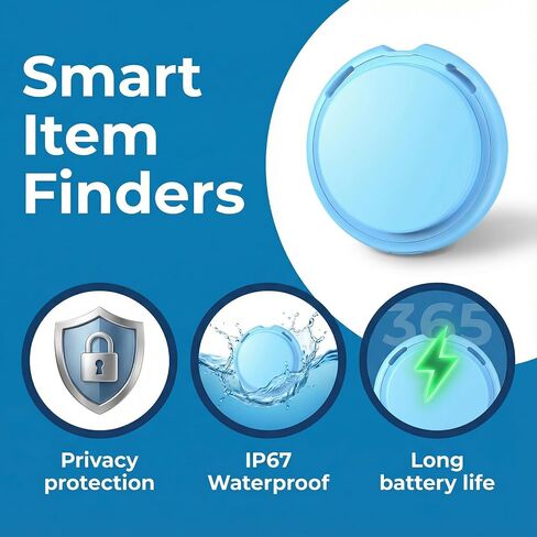 4 Pack Tracker Tags Apple MFi Certified Works with Apple Find My (iOS Only) in Kuwait