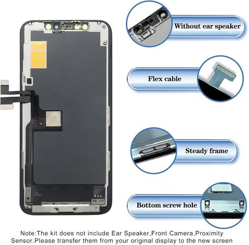 LMQ for iPhone 11 Pro Screen Replacement 5.8''LCD with Repair Tool Kits in Kuwait