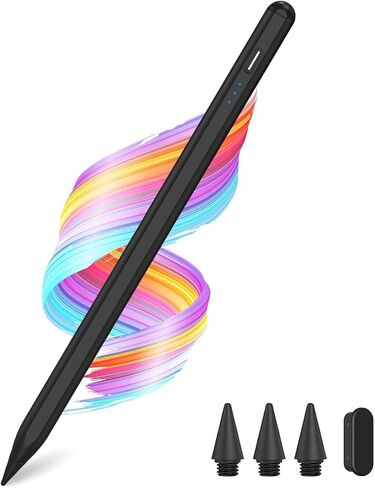 Stylus Pen for Apple iPad A16/11th 2026-2018 iPad Pencil A16/11/10/9/8/7/6,Air 11"/13" M4/M3/M2/5th-3rd,Pro 13"/12.9"/11"/M5/M4,Mini A17 Pro/6/5th Stylus Palm Rejection Tilt Sensitivity Fast Charge in Kuwait